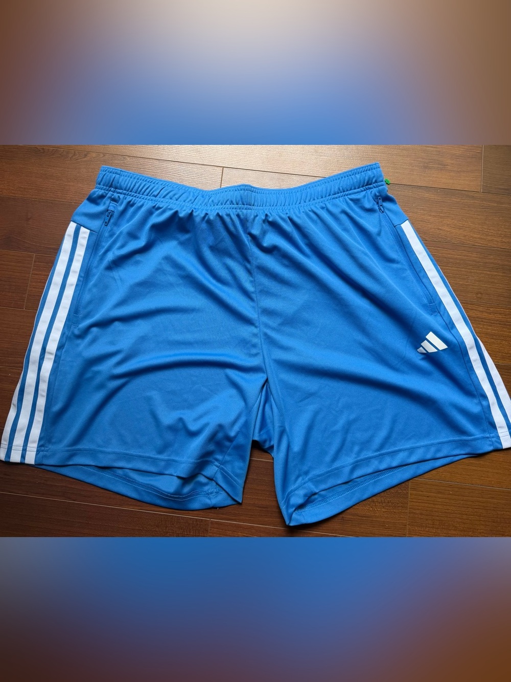 Adidas Mens Climacool Sport Shorts 2XL Blue Polyester